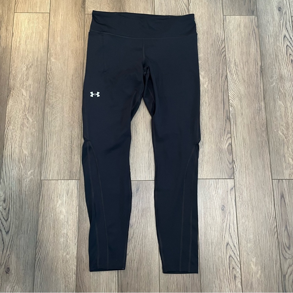 Under Armour Black Leggings with mesh detail